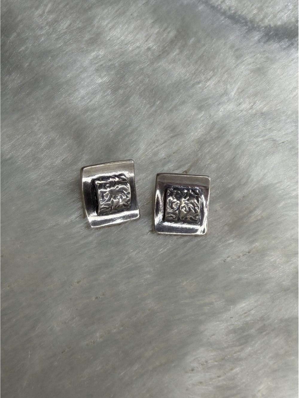 Rare Vintage Silpada Filigree Sterling Silver Earrings on Posts P0733